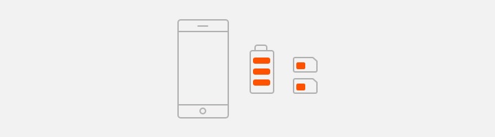 Características prácticas: Batería intercambiable y doble SIM