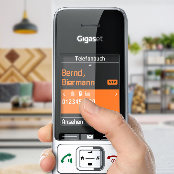 COMFORT 500HX Mobilteil mit Farbdisplay und Telefonbuchanzeige