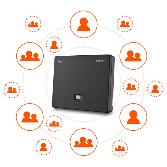BasicLine IP Basisstation für mehrere DECT-Mobilteile