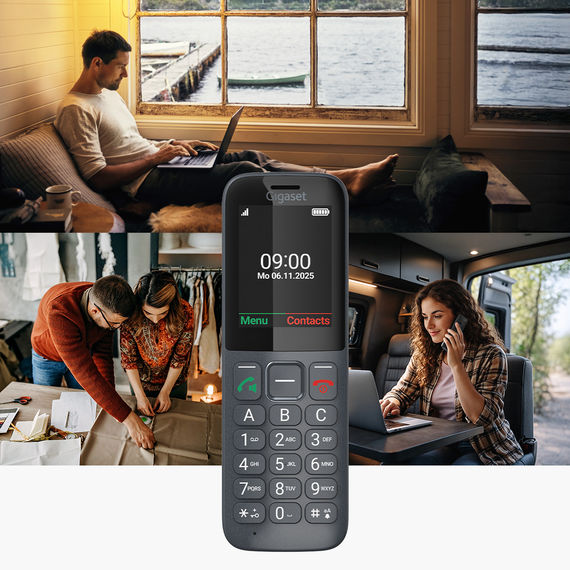 Gigaset COMFORT 600 SIM – ideal for holiday homes, mobile stores and campervans