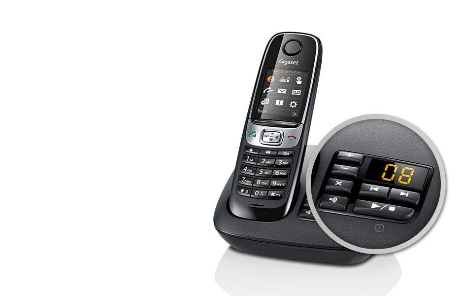 Gigaset Comfort 552 Duo - 2 teléfonos inalámbricos - Fabricado en Alemania  - Diseño elegante - Modo manos libres - Protección cómoda de llamadas 