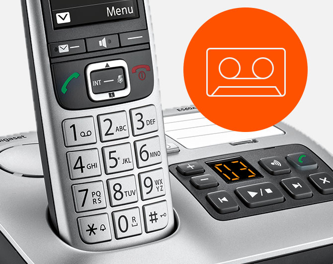 Gigaset DA610 Telefono Fisso Con Vivavoce E Tasti Diretti – Bianco Per Casa O Ufficio