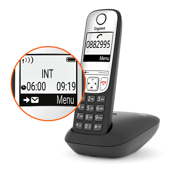Gigaset A694A Expandable Cordless Phone - answering Machine - Caller ID -  high Contrast Display - Brilliant Voice Quality HSP - Long Standby time 180