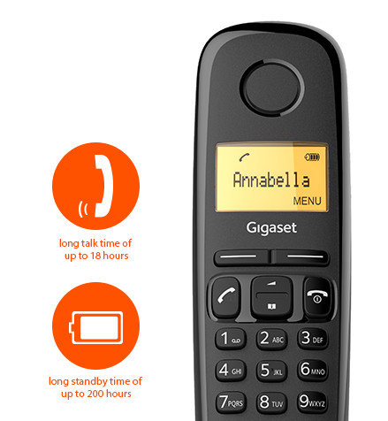 Gigaset A170 Cordless DECT Black Handset